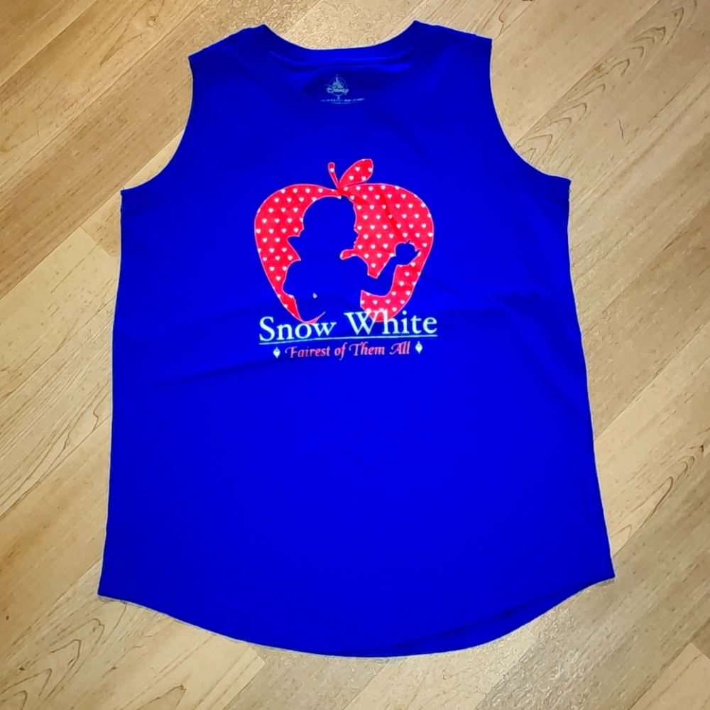Snow White Sleeveless T Shirt.